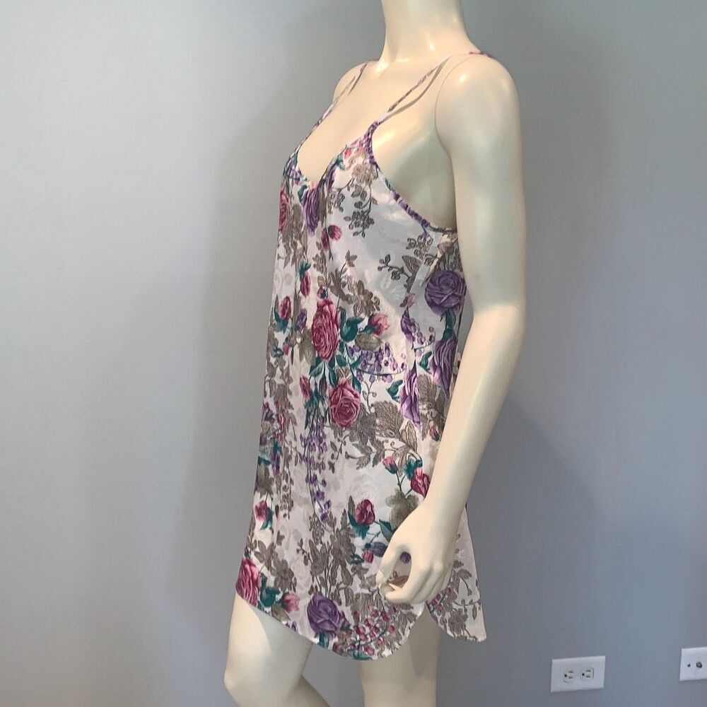 Vintage California‎ Miss Satin Slip Dress Chemise Nightie Size Medium - Picture 7 of 10